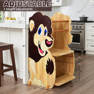 OEM/ODM tour d'apprentissage Montessori enfant écologique tour d'apprentissage en bois multifonctionnel bébé tour d'apprentissage pour salon <span class=keywords><strong>Eoom</strong></span> - Product Image 4