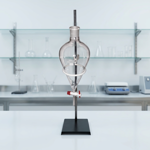 MAYALAB Laboratory Funnel <b>Right</b> <b>Angle</b> <b>Clamp</b> Stand with Adjustable Metal Rod Rectangular Base for 500ml Glassware 1 Year Warranty - Product Image 3