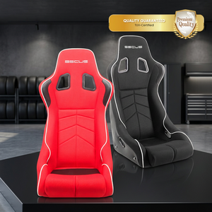 เบาะนั่งแบบสปอร์ต OEM SSCUS D1 ผ้าหุ้มปรับแต่งได้ ทรงบักเก็ตเต็มตัว ออกแบบมาเพื่อการแข่งขัน ปรับมุมได้ รองรับหลังได้ดีเยี่ยม น้ำหนัก 12 กก. ผลิตจากผ้าคุณภาพสูง - Product Image 1