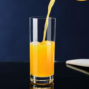 Venta al por mayor de cristalería transparente, agua potable, té, leche, cerveza, taza recta, vasos de bola alta, logotipo de Color personalizable, 120/220/300ml - Product Image 2