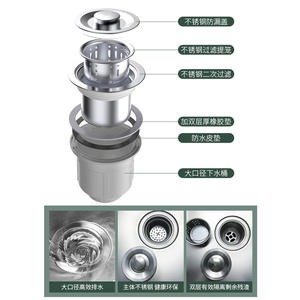 Fregadero de Cocina Lida de Acero Inoxidable de un Solo Tazón, Empotrable, Acabado Cepillado, Ecológico, con Soporte para Grifo - Product Image 1