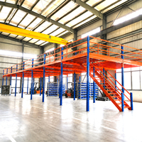 Plateforme d'étagères de mezzanine certifiée CE, étagères de grenier pour le stockage de marchandises légères