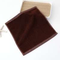 30*30cm Coton Coloré Visage Serviette Logo Personnalisable Technique Tissée pour Maquillage Serviette Cadeau
