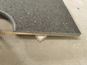 Đối Phó hồ bơi gạch viền đen đối phó đá abang <span class=keywords><strong>Granite</strong></span> chống trượt ngoài trời cạnh CE - Product Image 2