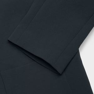 Blazer ligero y transpirable personalizable para mujer con decoración de botones Patrón sólido Tejido corto tejido con bolsillos - Product Image 6