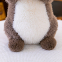 Nouveau jouet en peluche loutre, animal en peluche mignon pour une utilisation au zoo