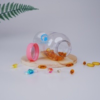 Bouteille en plastique PET transparente de 950 ml pour les compléments alimentaires, les comprimés, les capsules et l'emballage alimentaire avec un bouchon inviolable de 53 mm