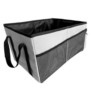 <span class=keywords><strong>2025</strong></span> Nieuwe Stijl Opvouwbare Auto Opbergdoos Met Geïsoleerde Flessenhouders En Mesh Zijvakken Multi-Compartimenten <span class=keywords><strong>Organizer</strong></span> - Product Image 4