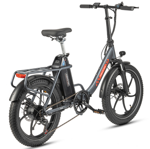 EU warehouse 20 * 3-inch tires 48V20AH lithium battery 70KM long range <b>electric</b> folding city sports bike - Product Image 3