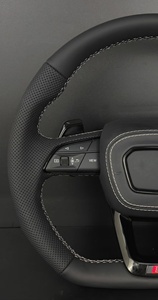 <span class=keywords><strong>Volant</strong></span> de direction personnalisé en cuir perforé noir, plat, avec logo <span class=keywords><strong>S</strong></span>, boutons multifonctions, <span class=keywords><strong>Audi</strong></span> <span class=keywords><strong>S</strong></span> <span class=keywords><strong>Line</strong></span> A/Q/<span class=keywords><strong>S</strong></span>/RS Series RS3 Q5 - Product Image 5