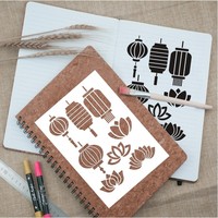Ensemble de pochoirs en plastique PET pour décoration murale, taille personnalisée en gros, pochoirs de peinture pour journal, pochoirs pour papier à lettres