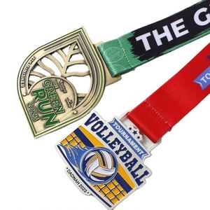 Medallas Personalizadas de Calidad para Maratón, Ciclismo y Triatlón, en Oro, Plata y Bronce, con Cinta y Técnica de Grabado - Product Image 5