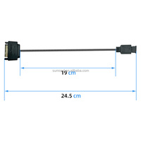 Cable de Extensión de Alimentación de 5V3Pin a Interfaz SATA, Adecuado para Ventilador de Refrigeración de Computadora, Adaptador de Extensión RGB