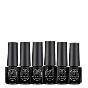 Gel Nagellack UV LED Hema Free Nagellack Nail Art Maniküre Farbset von 6 Stück X 5ml einweichen