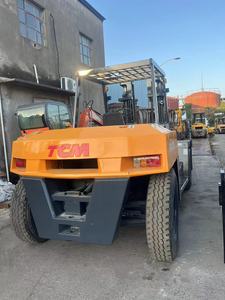 Chariot élévateur TCM FD120 d'occasion de haute qualité, machines de construction de peinture importées du Japon d'origine de 12 tonnes à vendre - Product Image 4