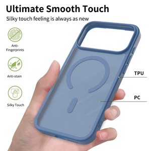Senyork anti fingerprint frosted matte magnetic phone <b>case</b> for <b>iPhone</b> 17 promax 16 15 14 13 hard PC protect back cover - Product Image 4