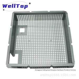 Soporte de Aleación de Aluminio Galvanizado por Oxidación por Pulverización CNC WellTop, Estructura de Malla de Disipación de Calor, Modelo de Carcasa - Product Image 4