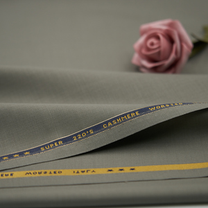 Tela de Traje Nobility de Colores Sólidos Más Vendida, 30% Lana Peinada, 70% Poliéster, para Mujer - Product Image 5