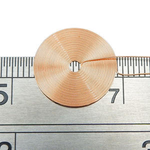 Bobina de inducción electromagnética de cobre esmaltado personalizada con núcleo de aire y bobinado plano - Product Image 3