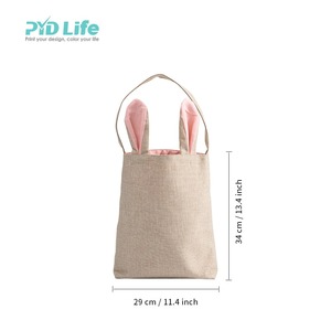 2025 PYD Life Hot <strong>Sale</strong> Kids <strong>Easter</strong> Gifts Sublimation <strong>Easter</strong> Bunny Bags <strong>Baskets</strong> for Eggs - Product Image 5
