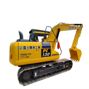 Excellent Condition Used Komatsu PC130 <b>Tracked</b> Excavator Engine Hydraulic Digging Vehicle for Mining Projects in stock - Product Image 1