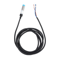 Capteur de proximité inductif cylindrique M12 NPN NC encastré IP67, corps en acier inoxydable, capteur de surveillance de position métallique
