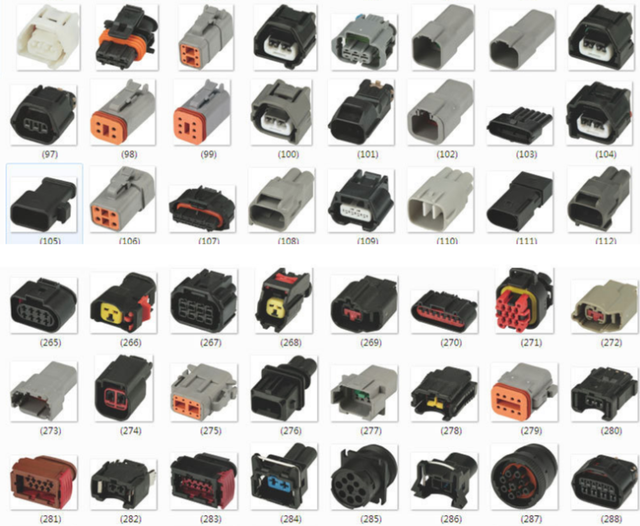Waterproof Sealed 3-Pin Automotive Connector Female Housing Terminal Plug Wire Harness  for Toyota Sensor Engine Connector
