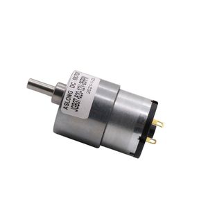 ZGB37-520 12V 520 브러시 DC 모터 37mm 금속 기어 박스 rc 보트 모터 스테퍼 모터 기어 박스 - Product Image 4