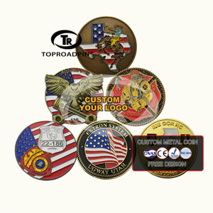 Moneda Geocoin de Metal con Logotipo Personalizado, Diseño Moderno y Antiguo, Estampado, Divertida y Económica - Product Image 1