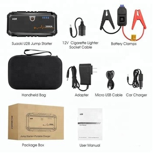 <span class=keywords><strong>Avviatore</strong></span> di <span class=keywords><strong>Emergenza</strong></span> Portatile OEM 3in1 da 16000mAh, Caricabatterie per Auto ad Alta Potenza, Batteria agli Ioni di Litio con Picco di 2000A, <span class=keywords><strong>Booster</strong></span> di <span class=keywords><strong>Emergenza</strong></span> 1000A - Product Image 5