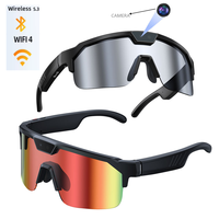 Lunettes Intelligentes Q01 avec Caméra 8MP, Reconnaissance IA des Personnes pour Appels, Traduction IA, Enregistrement Photo/Vidéo et Enregistrement Audio