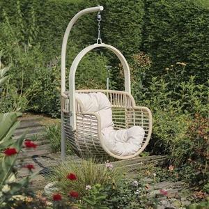 195X95CM Panier Suspendu Chaise En Rotin Balcon Intérieur <span class=keywords><strong>Midi</strong></span> Pause Nid D'oiseau Chaise Balançoire Extérieur Berceau Chaise Suspendue - Product Image 1