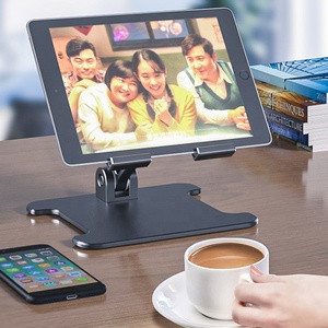 태블릿 컴퓨터용 2021 휴대용, 접이식, 회전 가능, 조정 가능한 금속 브래킷 - Product Image 6
