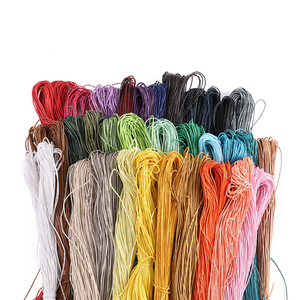 Accesorios de joyería DIY, hilo encerado de 1 mm, 66 m, hilo de poliéster para trenzado y sinterización, disponible al por mayor - Product Image 4