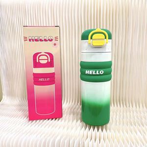 Custom Gift Logo 520Ml Creative Gradient Gradient Color Cup 316 Stainless Steel Flask Thermos Water <b>Bottle</b> - Product Image 3