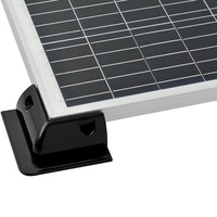 Corigy Supports de montage de panneau solaire Kit de support d'angle ABS 7PCS pour bateau