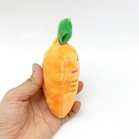 Mini fruits en peluche bon marché, jouets de carotte en peluche jaune de légumes