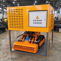 Robot de dragage de canalisations minces avec brosse rotative pour le nettoyage des réseaux d'égouts municipaux