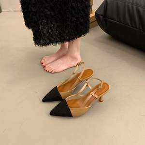 Sandalias Elegantes y Sensuales de Tacón Alto, Punta en Pico, Diseño Calado, Color Sólido, Cómodas, Transpirables y de Lujo - Product Image 6