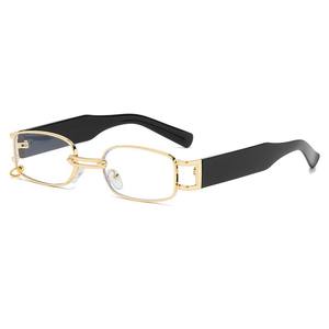 نظارات شمسية فاخرة بتصميم مربع لعام 2026، إطار معدني أنيق مع حماية من الأشعة فوق البنفسجية UV400 - Product Image 4