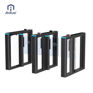 Sistema di Controllo Accessi RFID con Barriera a Soffietto ad Alta Velocità per Stazioni della Metropolitana, Uffici e Ingressi di Sicurezza - Product Image 1