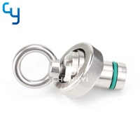 Tapón Sanitario de Acero Inoxidable con Anillo de Suspensión para Sonda de Electrodo de PH, DO