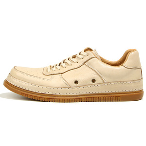 Zapatillas de cuero Golden Goose 310-1 con ribete de cuero, ligeramente desgastadas, color blanco envejecido, zapatillas de moda para <span class=keywords><strong>hombre</strong></span>, calzado informal y moderno para <span class=keywords><strong>hombre</strong></span>. - Product Image 6