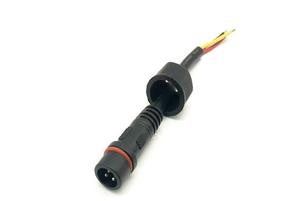 Водонепроницаемый кабель питания QUANWEI 2pin/3pin DC, водонепроницаемый кабель для светодиодов (штекер/гнездо), трехжильный сигнальный кабель с гайкой - Product Image 5