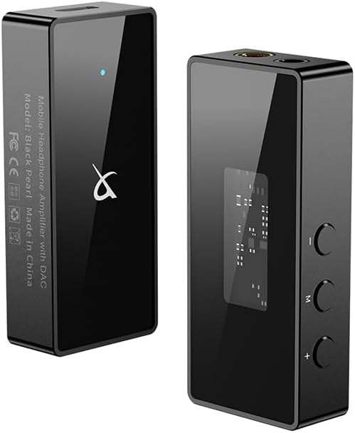 TRN Black Pearl Portable Hi-Fi Digital Audio Decoder 35 44 Output Dual CS43131 PCM 384kHz 32Bit DSD256 DAC Headphone
