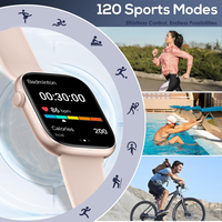 Reloj Inteligente SENBONO T7, Monitor de Actividad Física, Resistente al Agua IP67, Pantalla Táctil TFT Grande y Elegante, Correa de Silicona Unisex