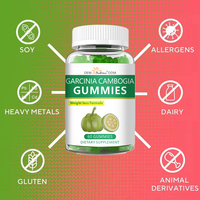 Gummies de Garcinia Cambogia OEM/ODM pour un ventre plat, brûle-graisse, produit de beauté pour adultes - Non destiné aux femmes enceintes, 60 unités