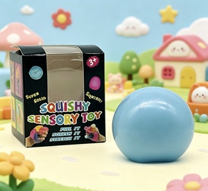 Round <b>Macaron</b> Decompression Toy Soft Palm Squeeze Ball for Stress Relief Sensory Play and Daily Relaxing Fun - Product Image 3