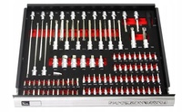 RTTOOL Chariot à outils professionnel personnalisable avec support OEM, 298 pièces, 7 tiroirs, nouvelle conception, arrivée, ensemble complet d'outils