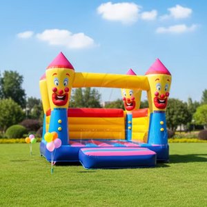 Château gonflable pour enfants, <span class=keywords><strong>clown</strong></span> crayon, saut, château gonflable, commercial pour centre commercial, parc d'attractions - Product Image 1